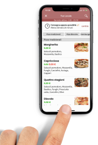 App pizzerie, pub, ristoranti, food delivery